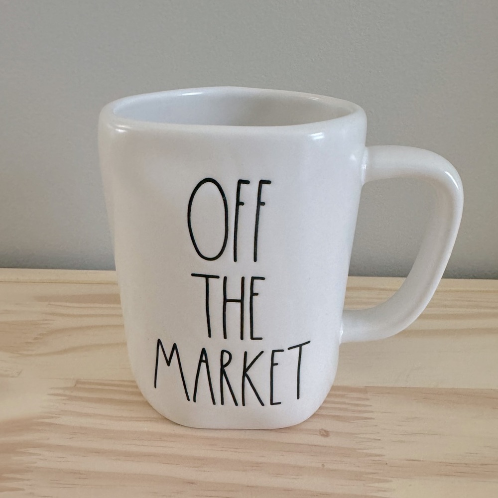 Rae Dunn Off The Market mug